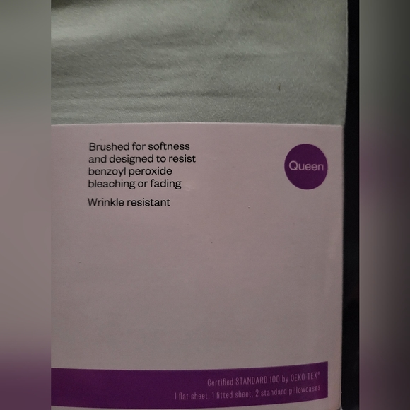 Room Essentials Queen Sheet Set - Mint - Picture 2 of 9